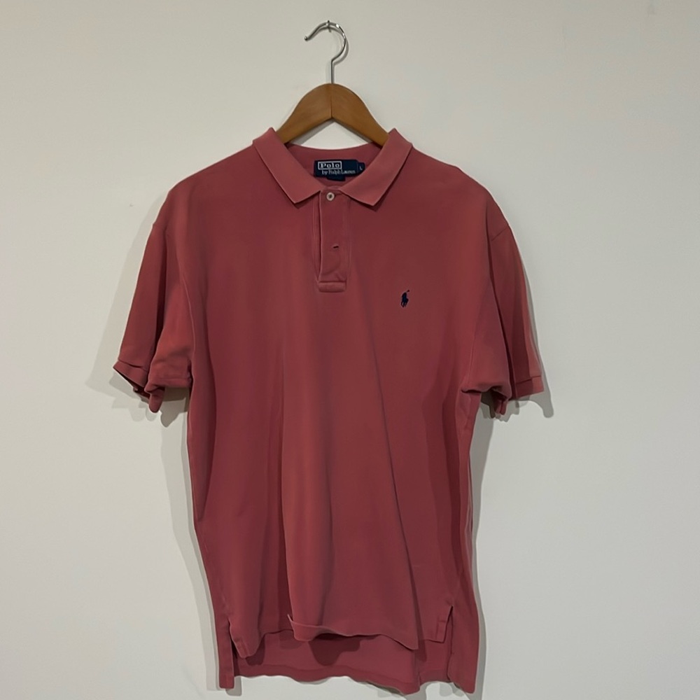 Polo by Ralph Lauren men’s s/s top sz L coral color